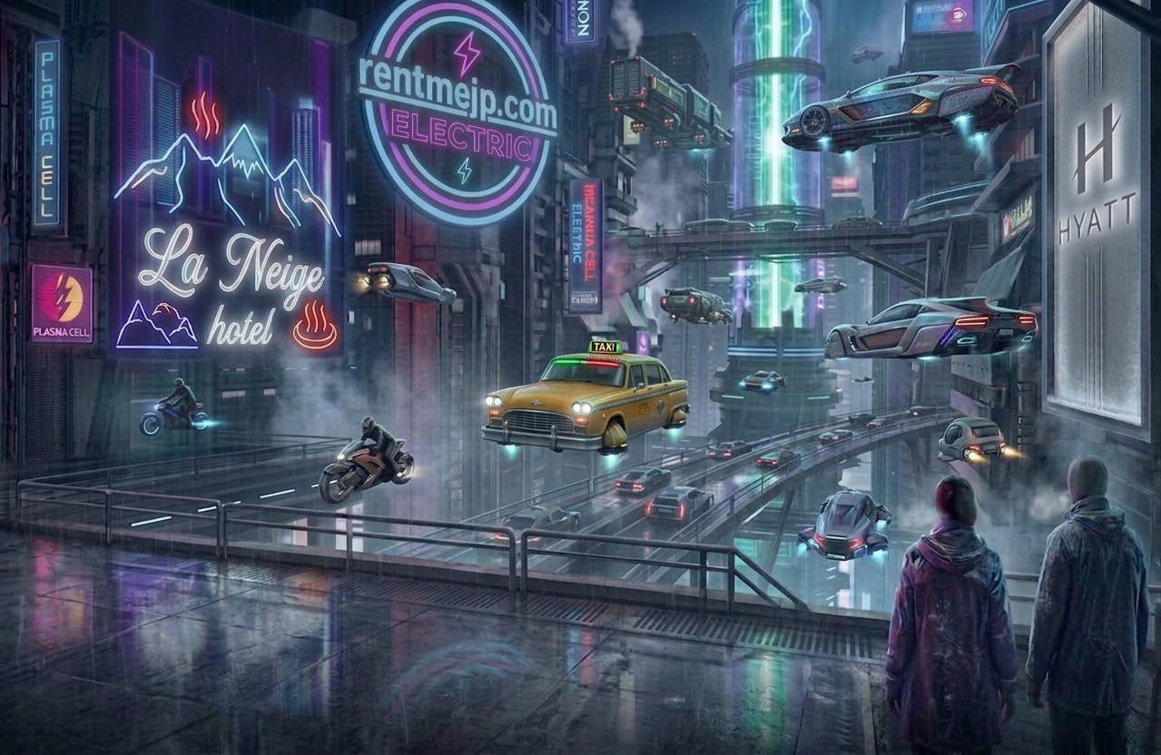 RentMeJP Electric — Tokyo cyberpunk